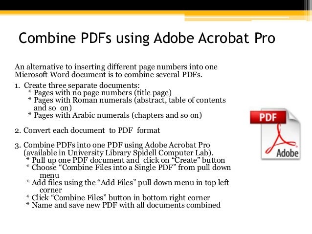 combine multiple pdf pages into one document