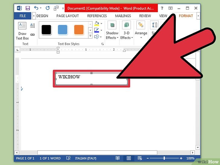 how do you draw word document