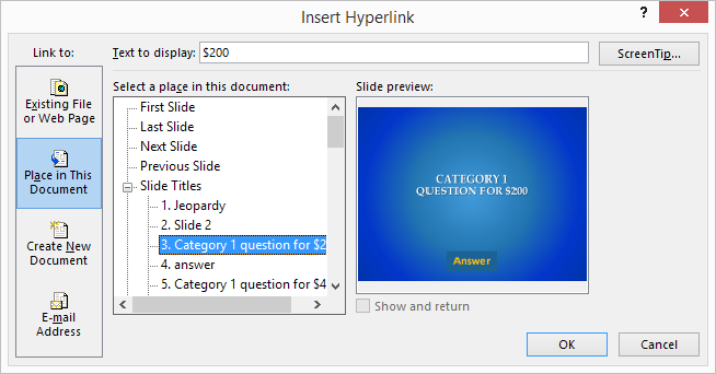 hyperlink local document in wordpad