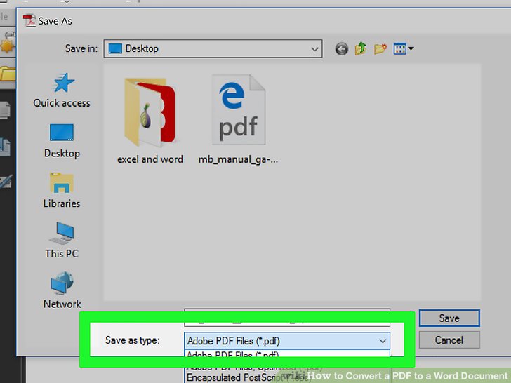 conver a pdf document to word