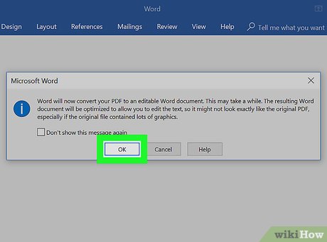 conver a pdf document to word