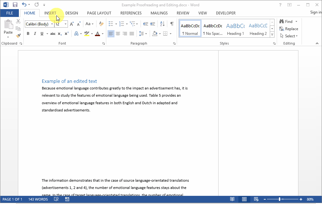word 2010 spell check not working in part of document